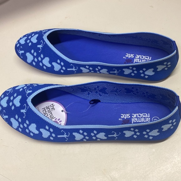 ❌ SOLD ❌ Women's Woven Paw Print Ballet Flats by The Animal Rescue Site, Sz 9 - Picture 11 of 12